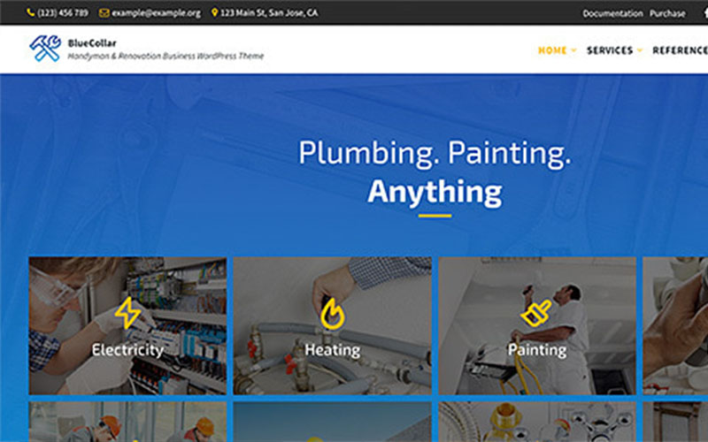 Bluecollor BlueCollar v2.7.13 – Handyman & Renovation Business WordPress Theme - Hình ảnh 1