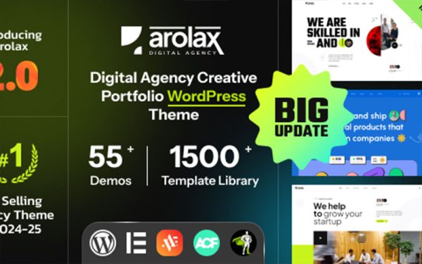 Arolax 2.1.5 – Creative Digital Agency Theme