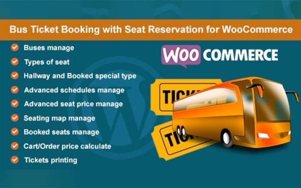 Bus Ticket Booking with Seat Reservation for WooCommerce v1.7