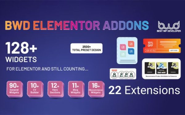 Trọn Bộ BWD Addons for Elementor (Lifetime License Key)