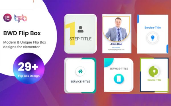 BWD Flip Box Addon For Elementor v1.1
