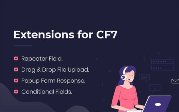 Extensions For Contact Form 7 PRO (Lifetime License Key) (Contact form 7 Database, Conditional Fields and Redirection)