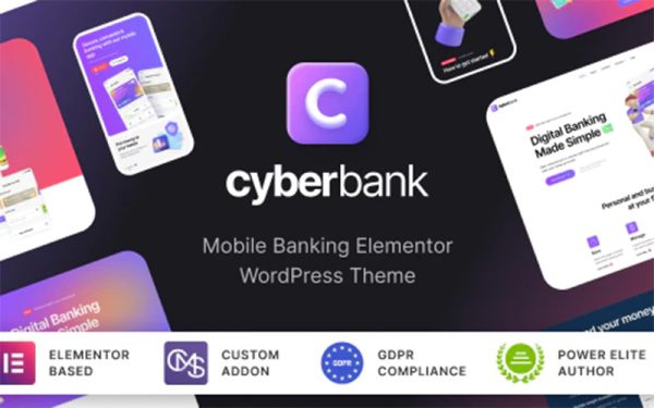 Cyberbank 1.0.10 – Theme Cho Ngân Hàng, Doanh Nghiệp