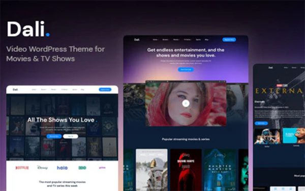 Dali v1.0.1 – Theme Cho Phim & TV Shows