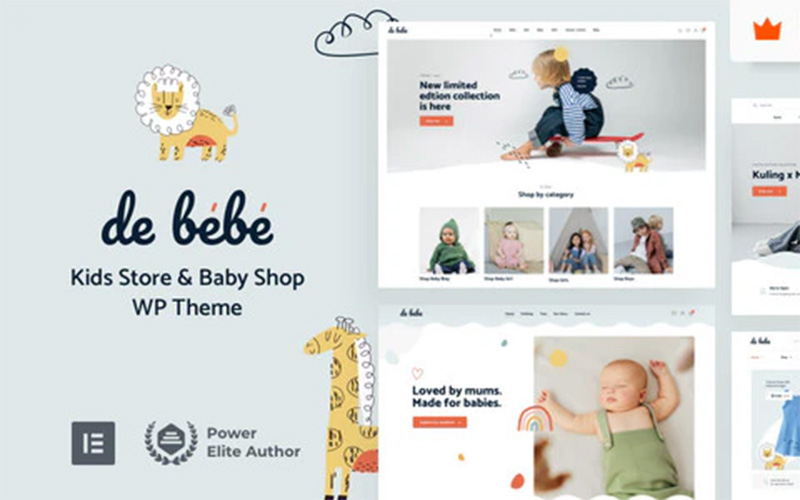 debebe Debebe 3.5 – Theme Cho Cửa Hàng Mẹ và Bé - Hình ảnh 1