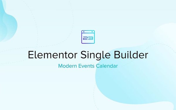 Elementor Single Builder Addon v1.9.7 - Modern Events Calendar