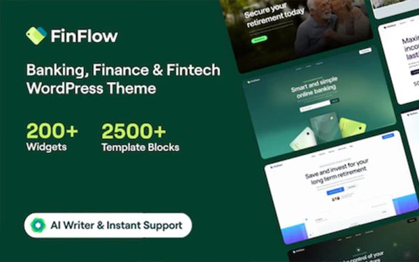 FinFlow 2.0.3 – Theme Cho Ngành Ngân Hàng, Tài Chính