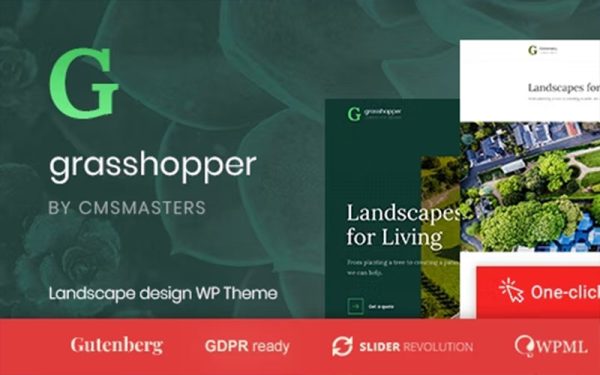 Grasshopper v1.1.5 – Landscape Design and Gardening Services WP Theme