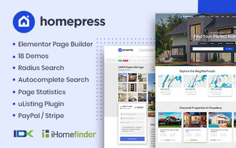 homepres HomePress 1.3.7 – WordPress Theme Bất Động Sản - Hình ảnh 1