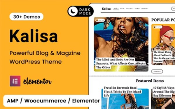 Kalisa v1.8 – Blog & Magazine WordPress Theme