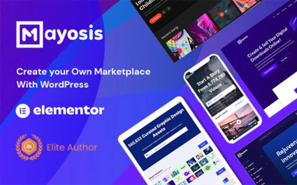 Mayosis 4.7 – Theme cho Sản Phẩm Kĩ Thuật Số