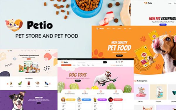 Petio 1.1.2 – Theme Cửa Hàng Thú Cưng