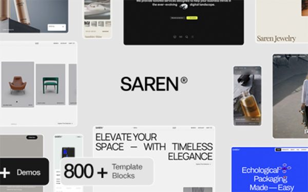 Saren v1.6.5 - Multi-Concept WooCommerce WordPress Theme