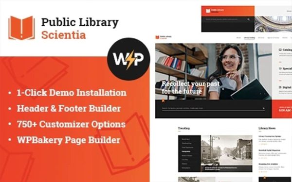Scientia v1.0.6.1 - Theme Cho Thư Viện & Cửa Hàng Sách Online