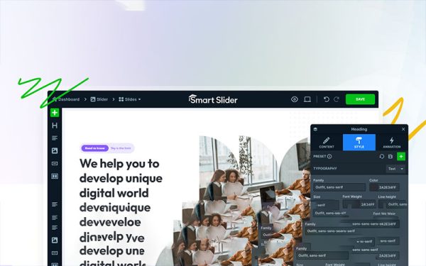 Smart Slider 3 (Lifetime License Key) — The new way to build a WordPress slider
