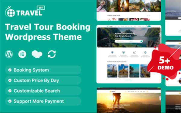Travel WP 5.2.4 – Travel Tour Booking WordPress Theme