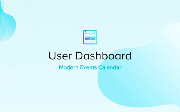 User Dashboard Addon v1.4.3 - Modern Events Calendar