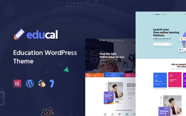 Educal v2.0.2 – Online Courses & Education WordPress Theme + RTL