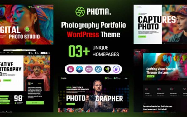Photia v1.0.0 – Photography Portfolio WordPress Theme